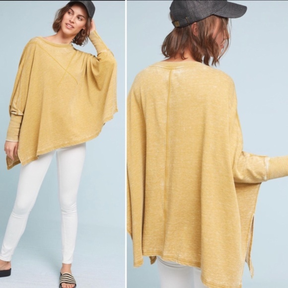 Anthropologie Tops - Anthr Akemi+Kin Bela Burnout Oversized Pullover
